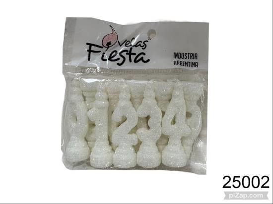 Imagen de VELA NUMERO 0 AL9 BOLSA X10 3.26